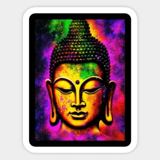 Trippy Buddha Sticker